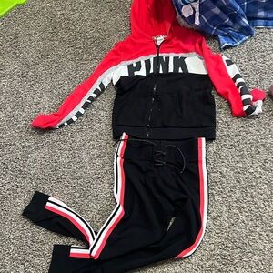Pink Victoria’s Secret outfit